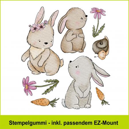 Süsse Hasen - Stempelgummi